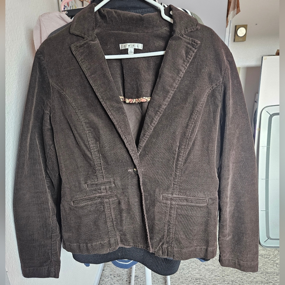 Womens' Cabi Brown Corduroy Jacket